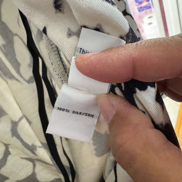 Diane Von Furstenberg Black and Cream Jumpsuit - Picture 8 of 9